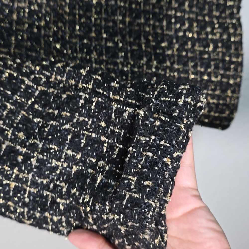 Nanette Lapore Women's Black Tweed Jacket Size XL - Picture 6 of 10